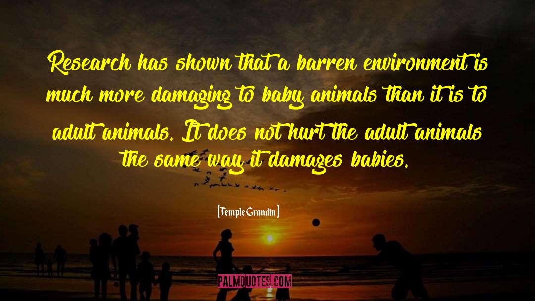 Baby Animals quotes by Temple Grandin