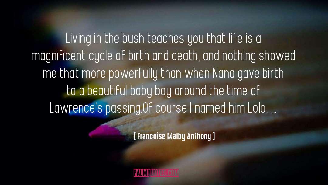 Baby Boy quotes by Francoise Malby Anthony