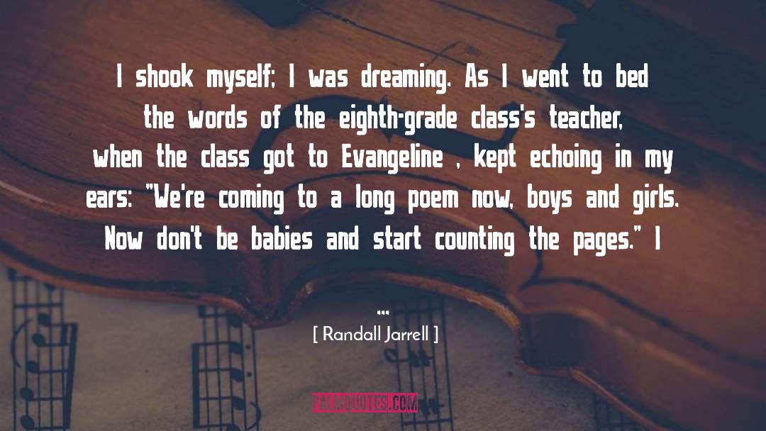 Baby Boy Ultrasound quotes by Randall Jarrell
