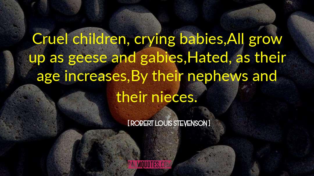 Baby Boys quotes by Robert Louis Stevenson