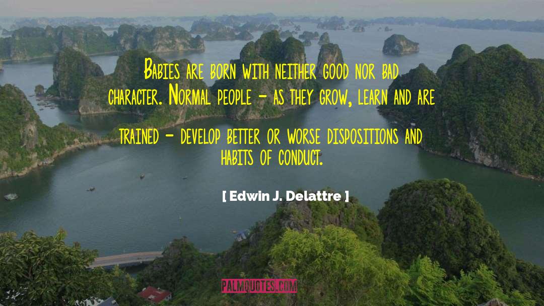 Baby Bump quotes by Edwin J. Delattre