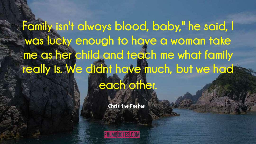 Baby Completing Family quotes by Christine Feehan