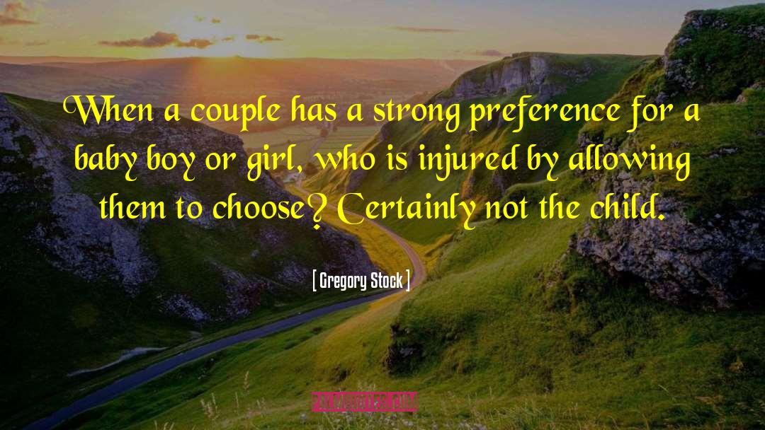 Baby Girl Announcement quotes by Gregory Stock