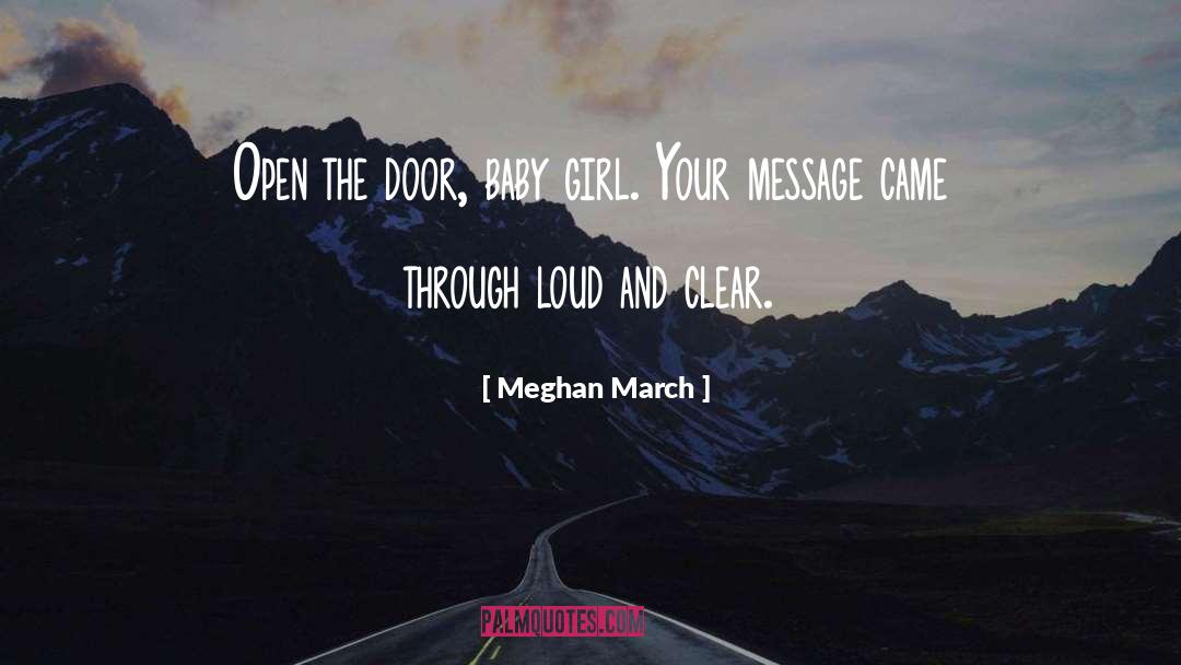 Baby Girl quotes by Meghan March
