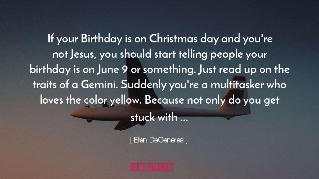 Baby Jesus On Christmas quotes by Ellen DeGeneres