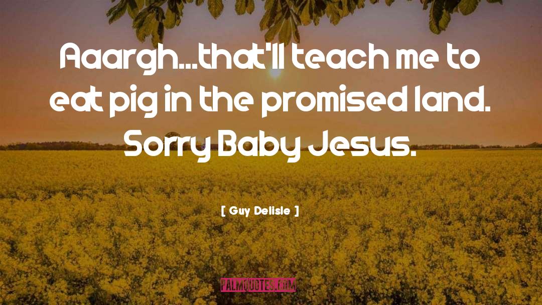 Baby Jesus quotes by Guy Delisle