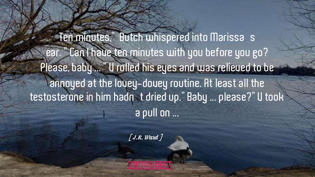 Baby Kissing quotes by J.R. Ward