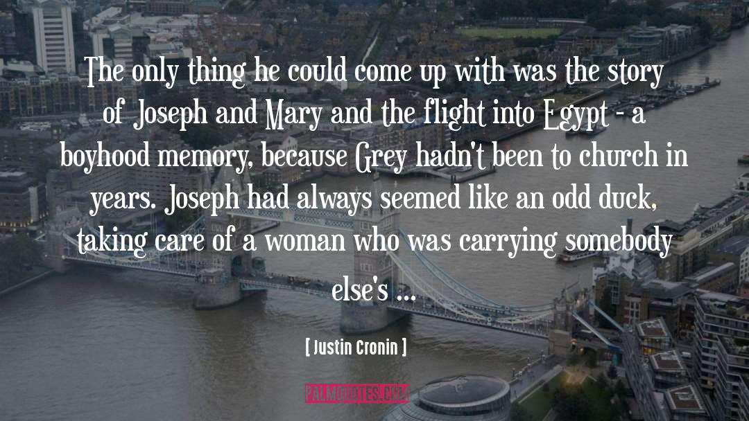 Baby Kissing quotes by Justin Cronin