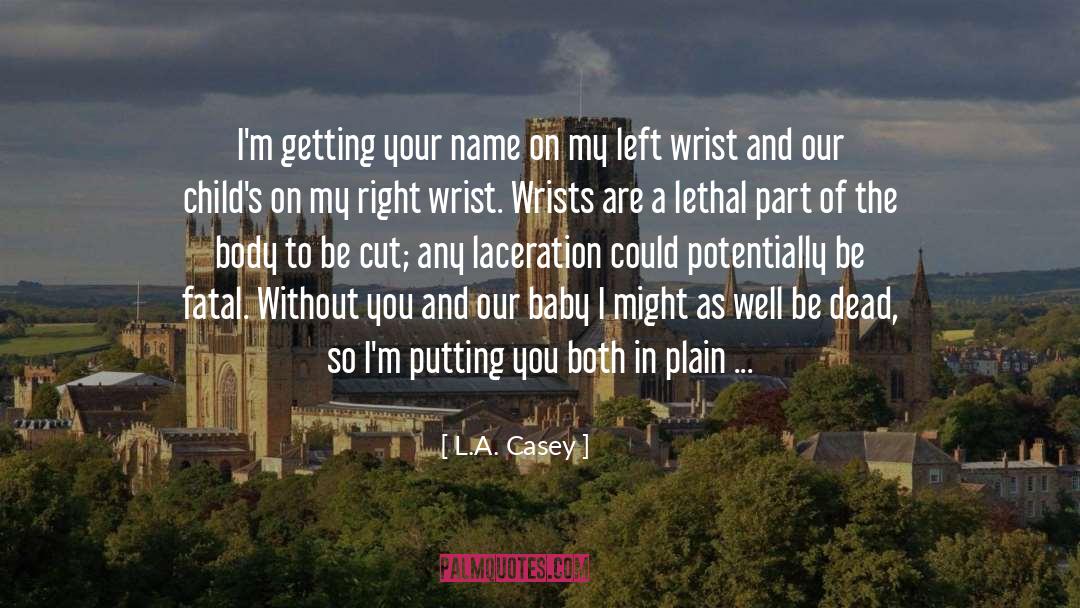 Baby Shower quotes by L.A. Casey