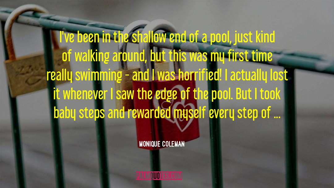 Baby Steps quotes by Monique Coleman