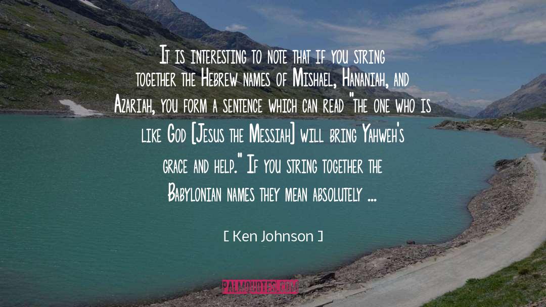 Babylonian quotes by Ken Johnson