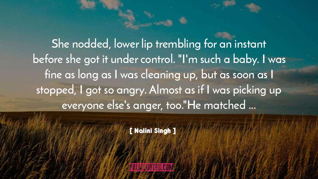 Babysitting quotes by Nalini Singh