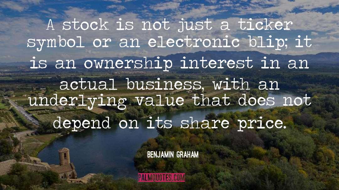 Bac Stock Price Today Quote quotes by Benjamin Graham