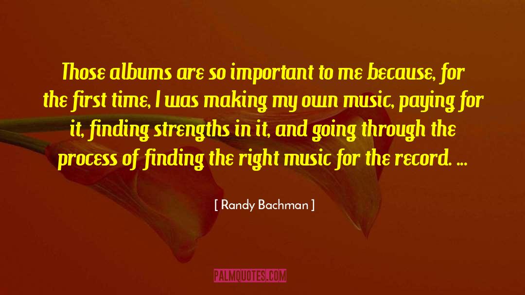 Bachman quotes by Randy Bachman