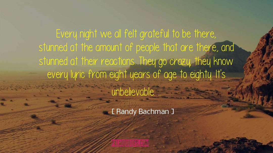 Bachman quotes by Randy Bachman