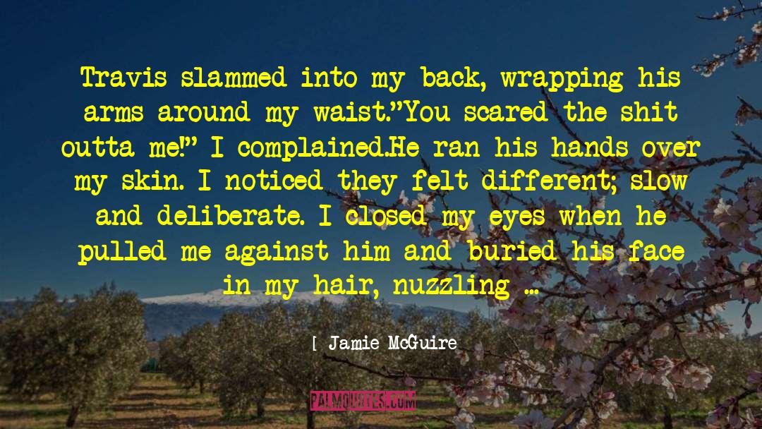 Back Against The Wall quotes by Jamie McGuire