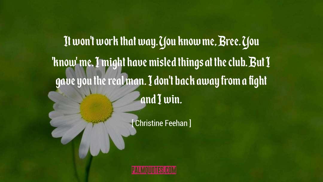 Back Away quotes by Christine Feehan