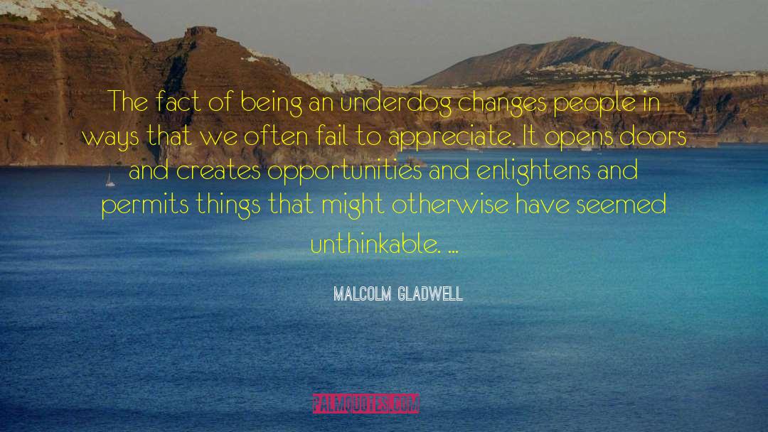 Back Doors quotes by Malcolm Gladwell