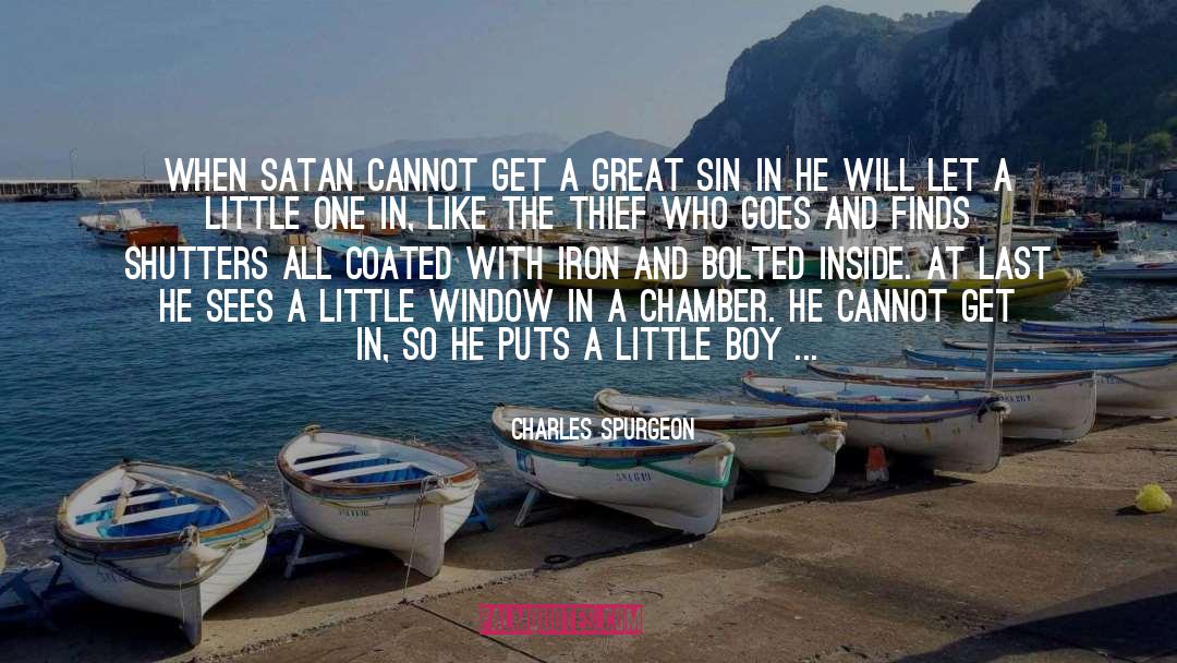 Back Doors quotes by Charles Spurgeon