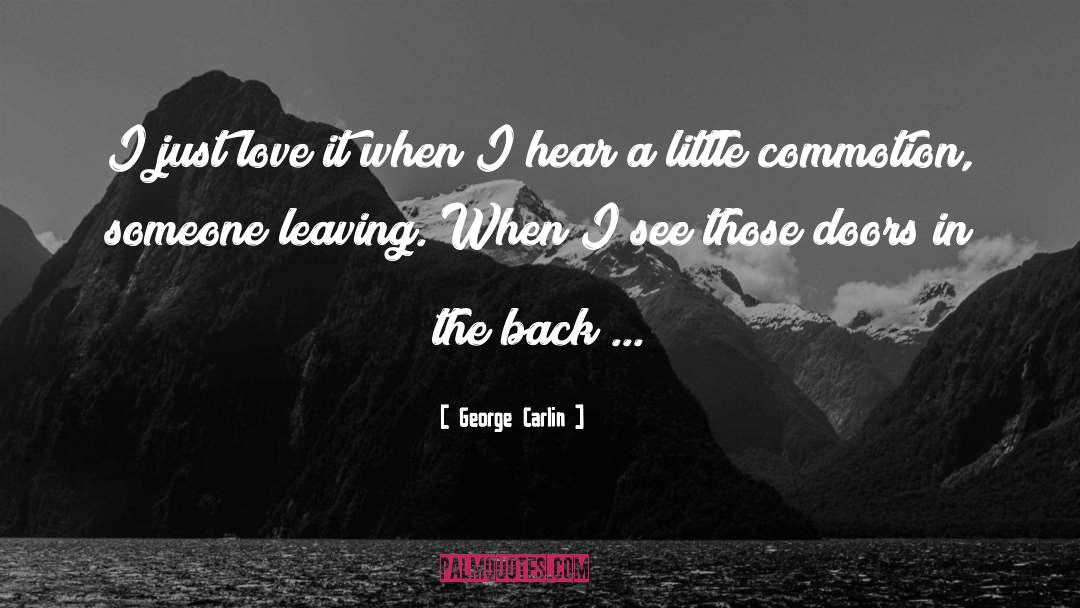 Back Doors quotes by George Carlin