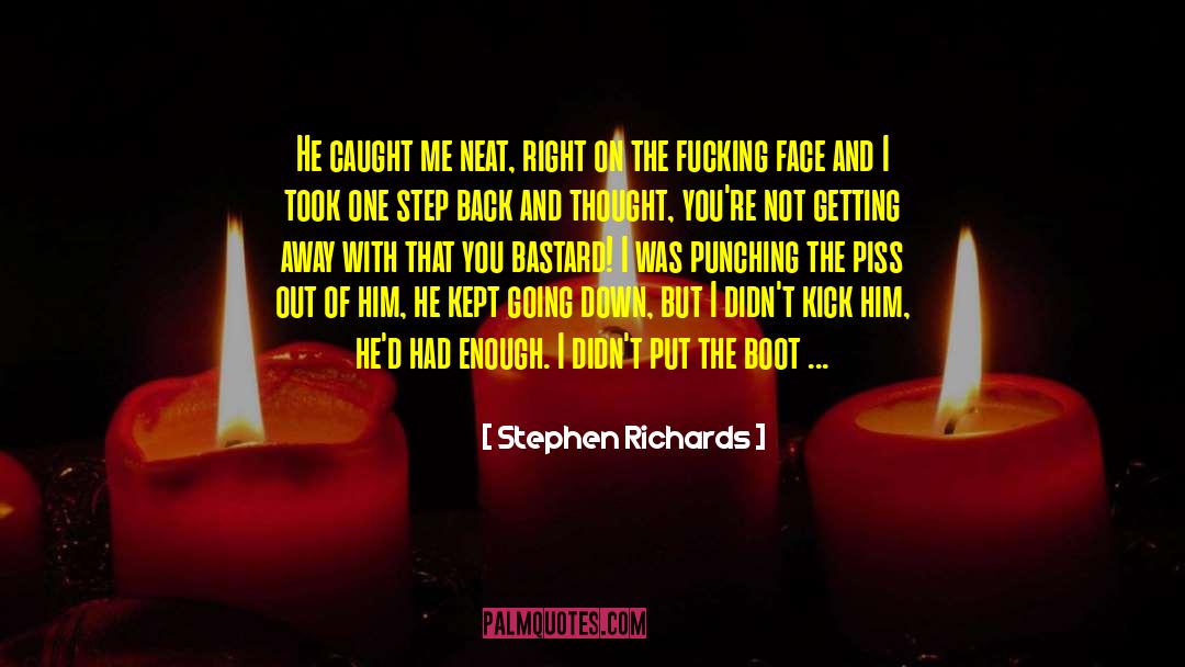 Back Fighter Tagalog quotes by Stephen Richards