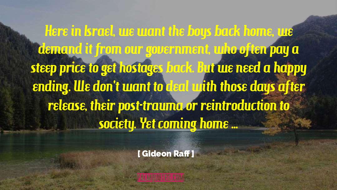 Back Home quotes by Gideon Raff