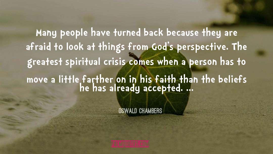 Back In The Game quotes by Oswald Chambers