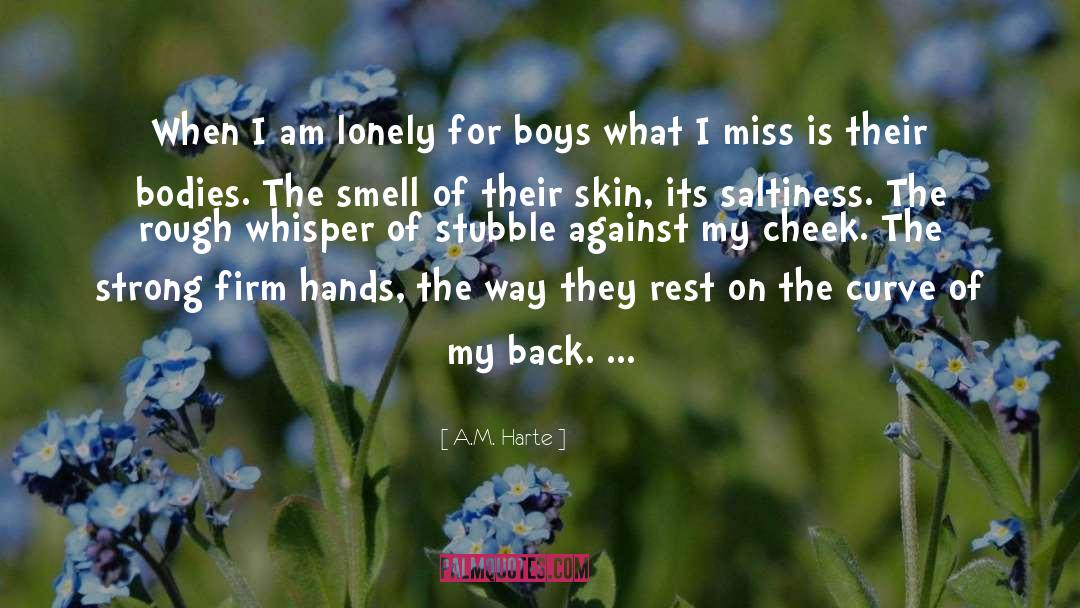 Back Love quotes by A.M. Harte