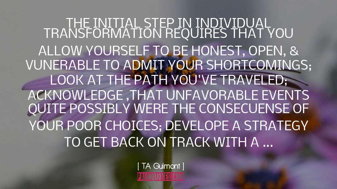 Back On Track quotes by TA Guimont