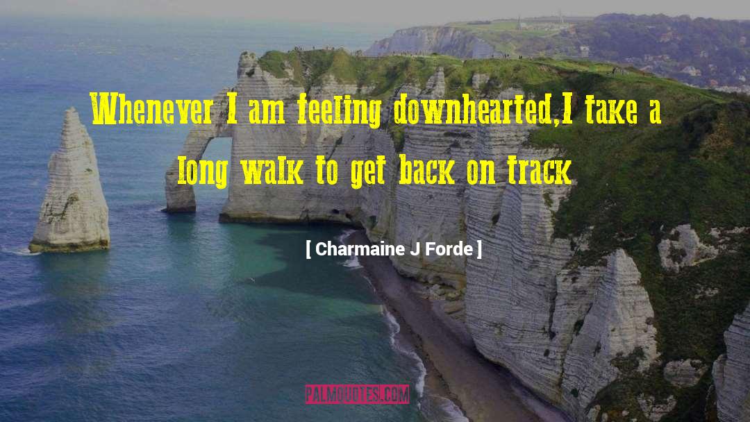 Back On Track quotes by Charmaine J Forde