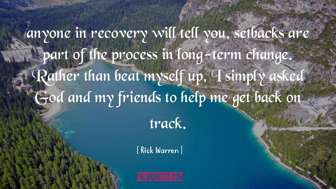 Back On Track quotes by Rick Warren