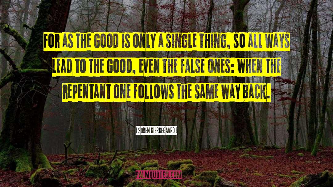 Back Side quotes by Soren Kierkegaard