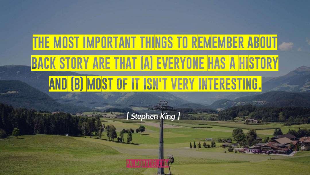 Back Story quotes by Stephen King