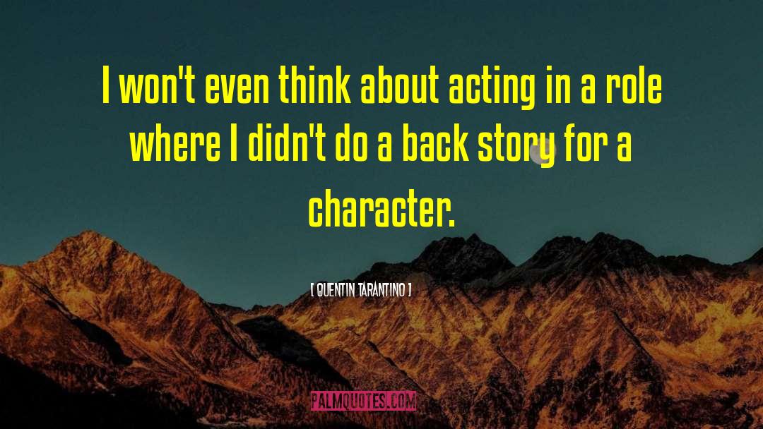 Back Story quotes by Quentin Tarantino
