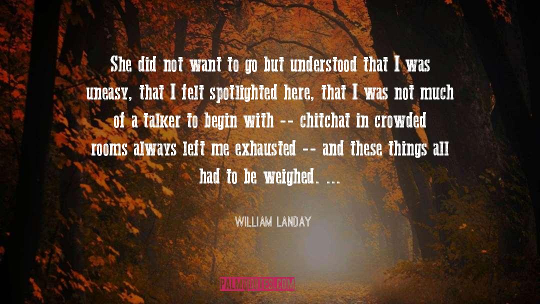 Back Talker quotes by William Landay