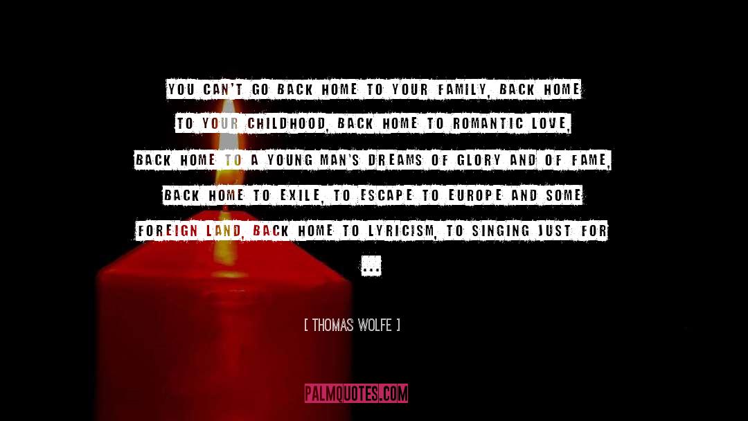Back Talker quotes by Thomas Wolfe