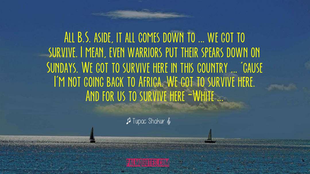 Back To Africa Movement quotes by Tupac Shakur