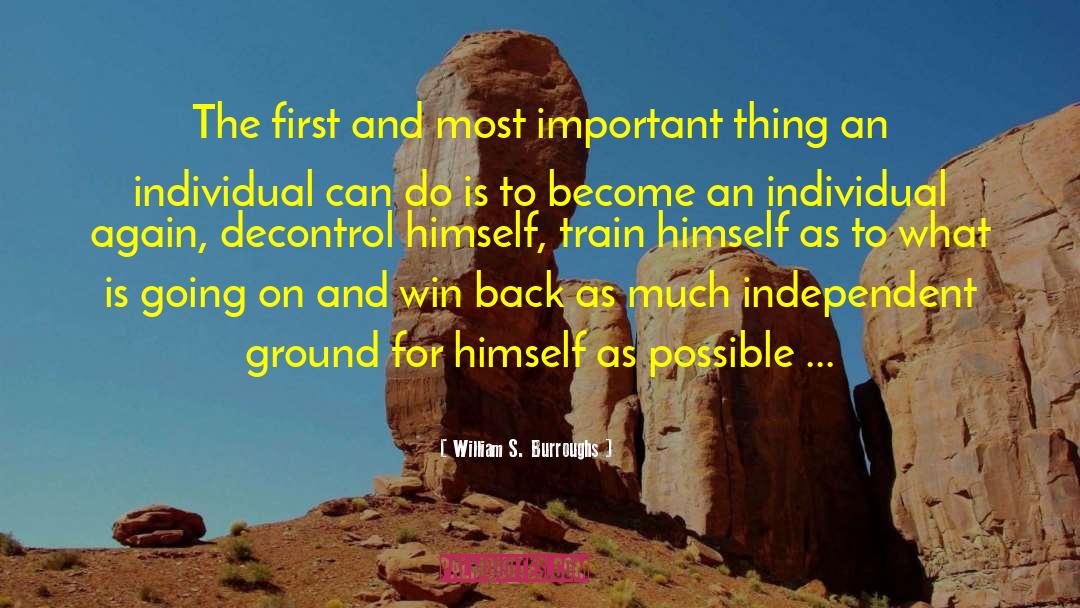 Back To Reality quotes by William S. Burroughs