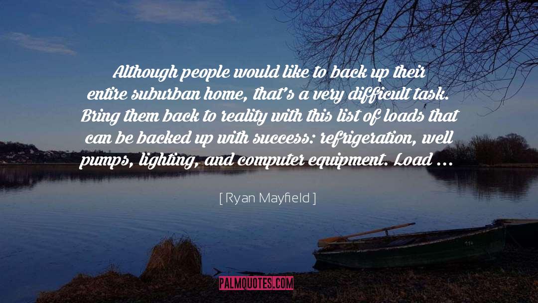 Back To Reality quotes by Ryan Mayfield