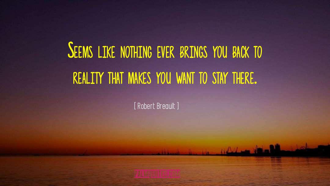 Back To Reality quotes by Robert Breault