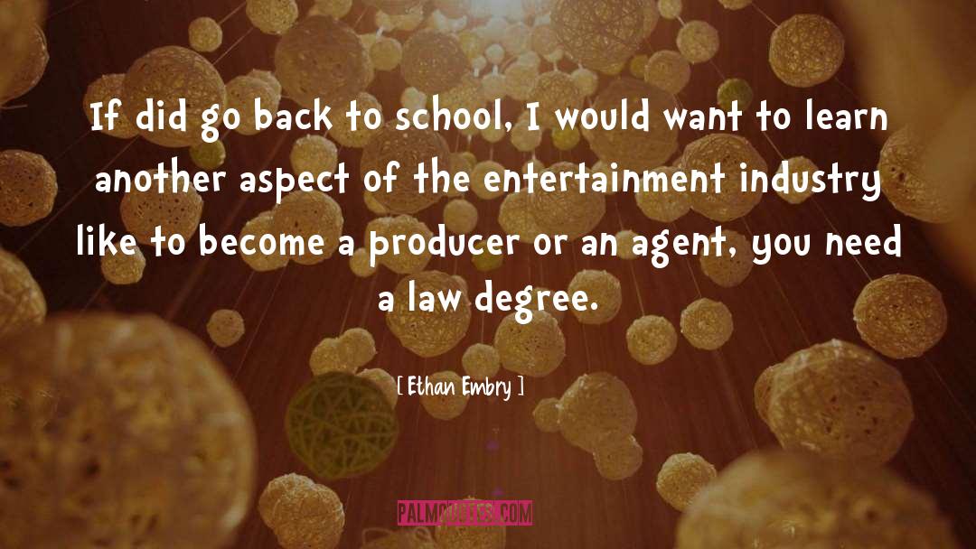 Back To School quotes by Ethan Embry