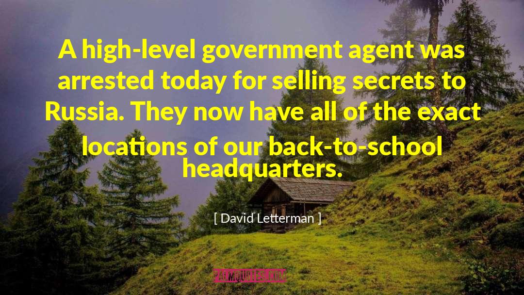 Back To School quotes by David Letterman