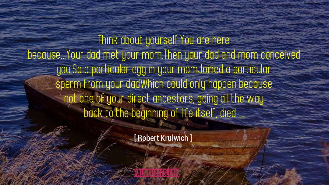 Back To The Beginning quotes by Robert Krulwich