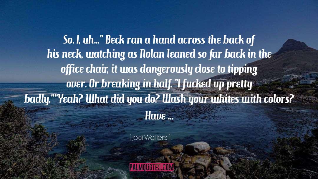 Back To The Beginning quotes by Jodi Watters