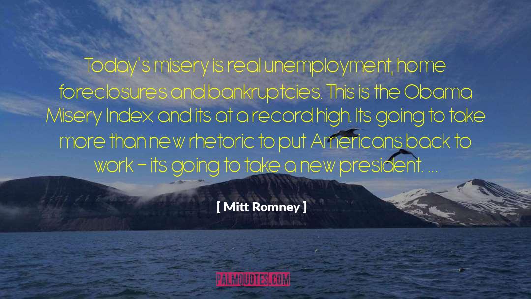 Back To Work quotes by Mitt Romney