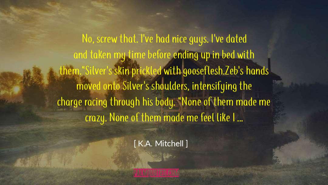 Back Together quotes by K.A. Mitchell