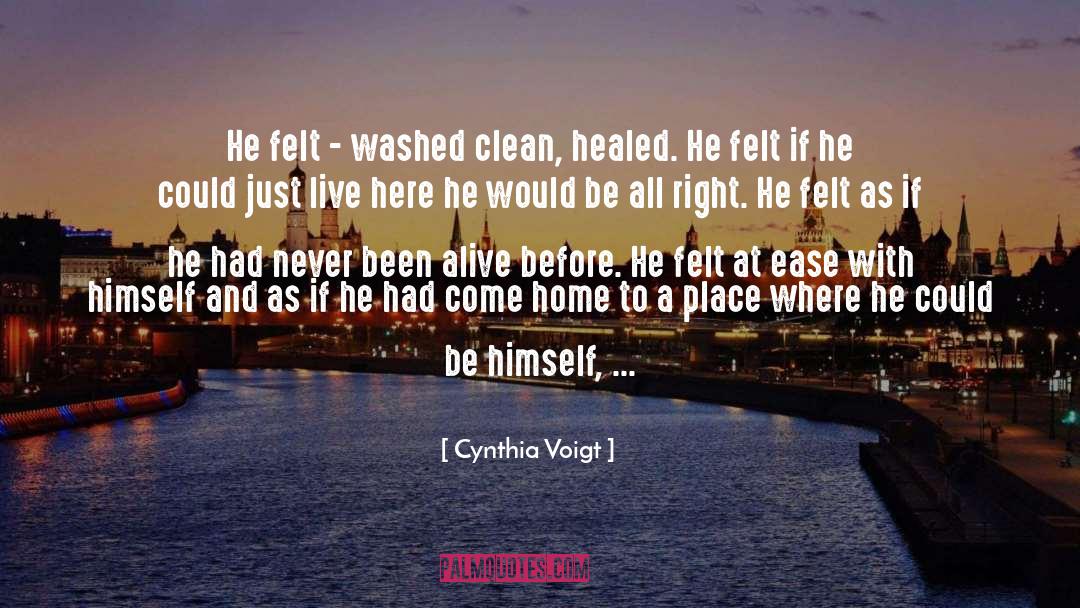 Back Up quotes by Cynthia Voigt