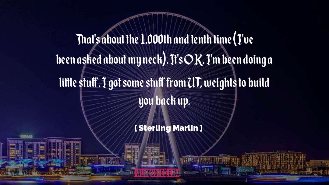 Back Up quotes by Sterling Marlin