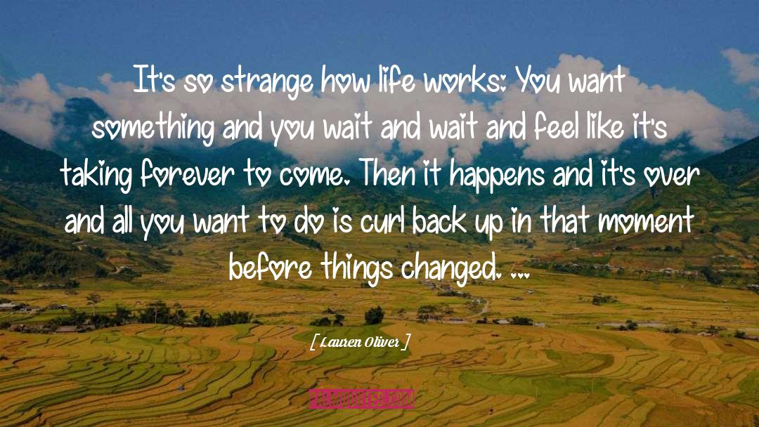 Back Up quotes by Lauren Oliver