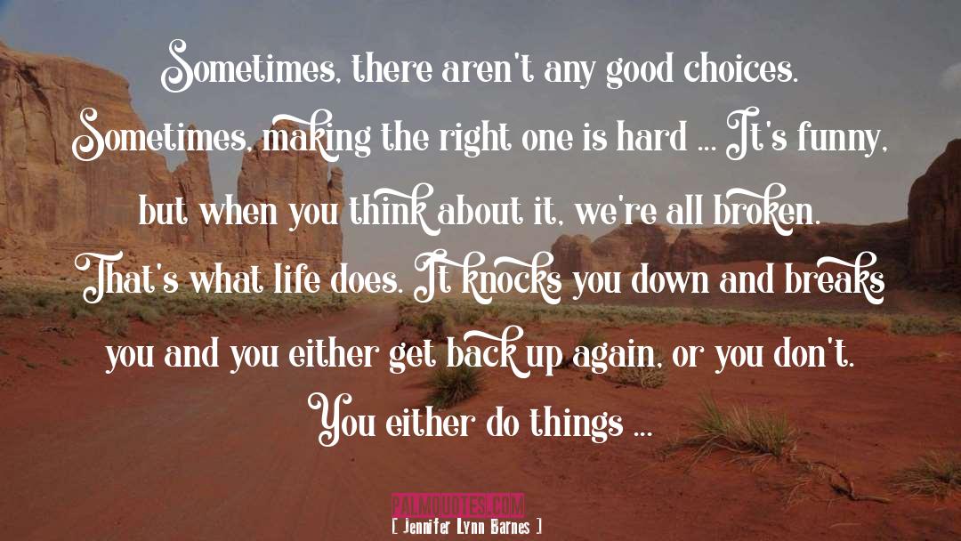 Back Up quotes by Jennifer Lynn Barnes